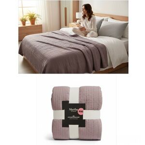 Martha Stewart Lightweight Woven Blanket King